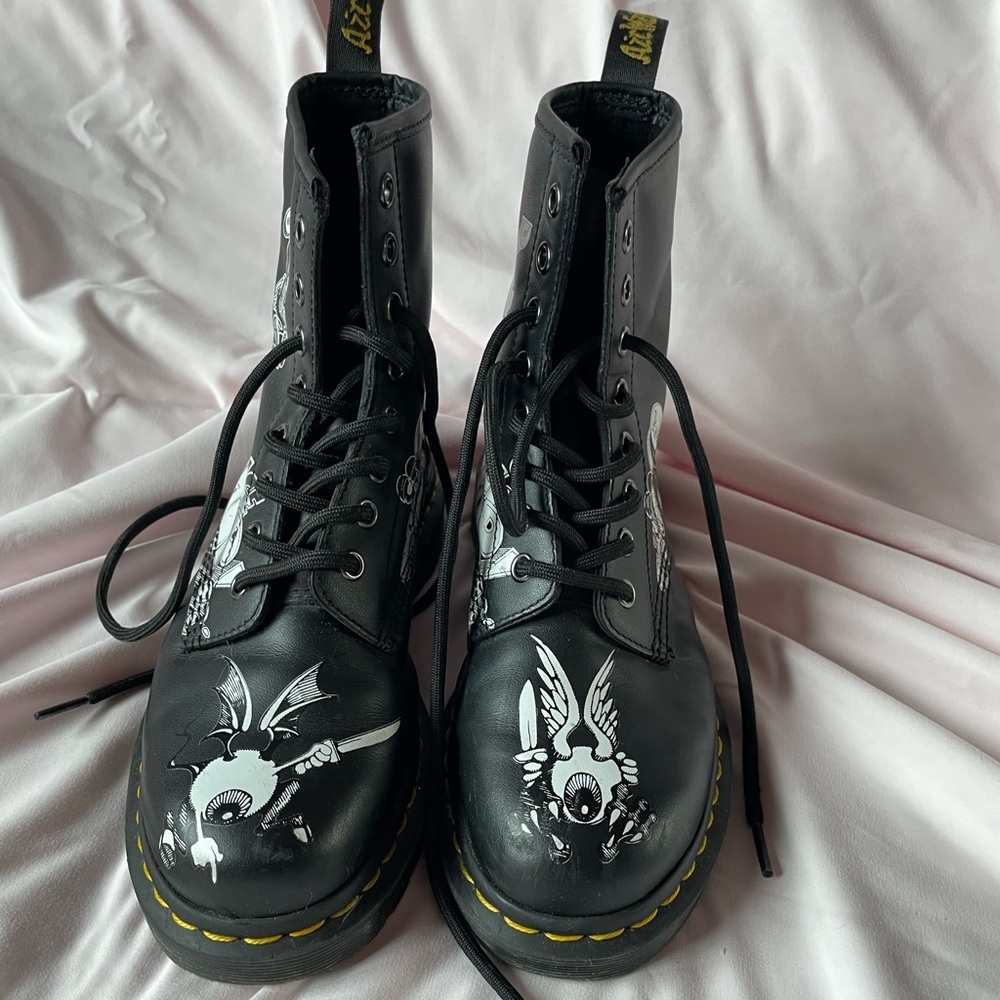 Doc Martens with Rick Griffin Design